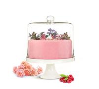 Sendez Quesera XXL de cristal con base de porcelana