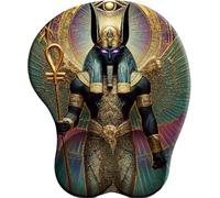SENDJJ 3D Alfombrilla para reposamuñecas para ratón con Material de Silicona Les ailes du Pharaon 1 Alfombrilla de Goma Antideslizante para la muñeca para Trabajar y Jugar