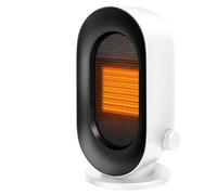 Sendowtek Calefactor Pequeño, Electrico, Bajo Consumo, Portátil | Mini calentador. Protección contra caída y sobrecalentamiento. Ideal para oficinas, dormitorios.