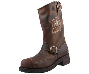 Sendra Bike Botas 3565 en marrón incl. Roy Dunn 's piel grasa y Sacabotas, color Marrón, talla 44 EU