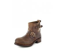 Sendra Boots 11973 - Biker Boots de cuero unisex, color marrón, talla 45