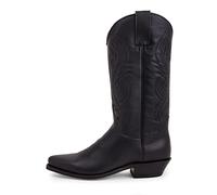 Sendra Boots - 2605 Botas Cowboy De Mujer y Hombre con Tacon y Horma de Punta- Estilo Botas Camperas en Negro - Botas Elegantes - 39