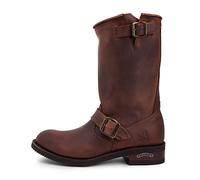 Sendra Boots - 2944 Botas Cowboy De Mujer con Tacon y Punta Redonda - Estilo Botas Camperas en Marron - Botas Elegantes -36