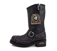 Sendra Boots - 3565 Botin De Hombre con Tacon y Punta Redonda- Estilo Botas Camperas en Negro - Botas Elegantes - 42