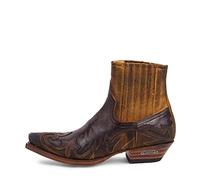 Sendra Boots - 4660 Botas Cowboy De Mujer y Hombre con Tacon y Punta Redonda - Estilo Botas Camperas en Marron - Botas Elegantes - 40