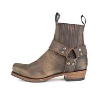 Sendra Boots - 8286 Botas Cowboy De Mujer y Hombre con Tacon y Punta Redonda - Estilo Botas Camperas en Marron - Botas Elegantes - 39
