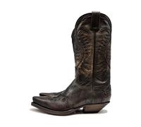 Sendra Boots Bota Cowboy Para Hombre 2535 Cuervo En Cuero Combinado Color Marrón. (numeric_40)