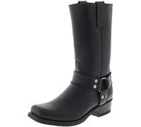 Sendra Boots Botas de motorista unisex 8833, de piel, para motorista, Negro , 45 EU
