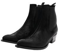 Sendra Botas de vaquero para hombre 15688 Kansas Riding Botines Occidentales negros, Negro , 47 EU