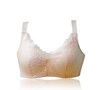 Sendyou Bras de mastectomía con bolsillos para mujer, prótesis de mama postquirúrgica sin aros, Piel, 40A