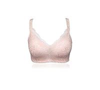 Sendyou Sujetadores de mastectomía con bolsillos para mujer, prótesis mamaria posoperatoria, sin varillas, rosa, 36B