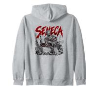 Seneca Amor con Fati Memento Mori Estoico Cita Sudadera con Capucha