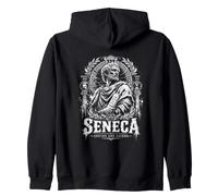 Séneca Soportar Y Ascender Estoico Memento Mori Sudadera con Capucha