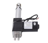 SENECESLI Actuador Lineal Eléctrico de 24V, Resistente, de 100mm, 6000N, Protección contra Sobrecorriente de Empuje, Instalaciones de Ventilación ABS