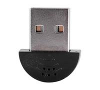 SENECESLI Adaptador de Micrófono Super Mini USB 2.0, Micrófono de Reducción de Ruido de Alta Sensibilidad para Grabación, Captación Omnidireccional de 360°, para Chat,