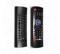 SENECESLI Air Mouse Remote, Mini Teclado Inalámbrico de 81 Teclas con 2.4G Plug and Play, Sensor de Movimiento de 6 Ejes, Aprendizaje IR para Smart TV TV Box Proyector Mini PC
