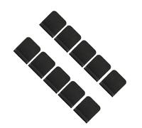 SENECESLI Aleta de Goma contra Sobretensiones de Ajuste Universal 10 X Aleta Deflectora del Cárter de Aceite, Sello de Goma del Deflector del Cárter de Aceite de Alta Temperatura para Mejorar el