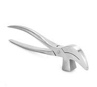 SENECESLI Alicates Duraderos para Artesanía de Cuero, Herramienta Duradera para Hacer Calzado para Artesanos, Boca Puntiaguda de Acero Inoxidable, Plata