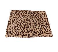 SENECESLI Almohadilla Térmica USB para Mascotas, Lavable, Plegable, 3 Temperaturas Ajustables para Gatos y Perros, Material de Tela Suave, 14,6x18,5 Pulgadas (Estampado de Leopardo)