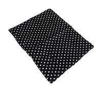 SENECESLI Almohadilla Térmica USB para Mascotas, Lavable, Plegable, 3 Temperaturas Ajustables para Gatos y Perros, Material de Tela Suave, 14,6x18,5 Pulgadas (Punto Blanco)