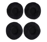 SENECESLI Almohadillas para Arar, 4pcs de 75 Mm de Diámetro de Diámetro Espuma de Memoria y Almohada de Aterciopelado para Jugar Juegos (Black)