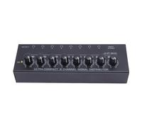 SENECESLI Amplificador de Auriculares Estéreo, Amplificador de Auriculares Construcción Resistente Rendimiento de Sonido Portátil de bajo Metal para Rendimiento para (Enchufe de la UE)