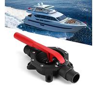 SENECESLI Bomba de Sentina Manual, Bomba de Agua Manual de Diafragma Marina con de Plástico y Autocebante, Caudal de 720 GPH, Salida de Entrada de Manguera de 1,36 Pulgadas para Agua de Sentina de