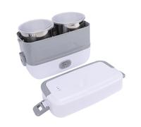 SENECESLI Caja de Almuerzo Eléctrico para Adultos, 250W 2L Cuatro Contenedores La Lonchera con Calentamiento de Alimentos Portátiles, para el Hogar, el Automóvil, La Oficina, el Uso de (EU)