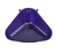 SENECESLI Caja de para Inodoro para Hámster, Contenedor de Baño de para Montaje en Pared con Diseño Antisalpicaduras para Hámster Enano, Ratones y Jerbos Sirios (S)