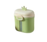 SENECESLI Caja Portátil de Almacenamiento de Leche en Polvo para Bebés, Dispensador de Fórmula de Gran Capacidad para una Nutrición Completa, Ideal para y Cuidadores (GREEN)