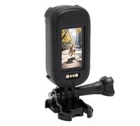 SENECESLI Cámara de Acción 4K, Cámara Deportiva WiFi con Pinza de Cordón Magnético, Videocámara Personal de Gran Angular Portátil con Pantalla de 1.47 Pulgadas para Viajar a Mascotas