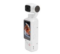 SENECESLI Cámara de Vlogging 4K, Cámara con Lente Giratoria de 180 Grados para Principiantes, for Creación de Contenido (White)
