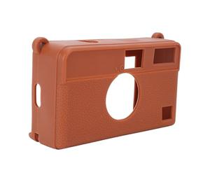 SENECESLI Camera Silicona Cubierta Protectora a Prueba de Choque Case de Carcasa Suave para Cámaras de Película H35, All Around Guard para Fotógrafos, Material de Silicona Amigable con la Piel (BROWN)