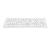 SENECESLI Capas de Teclado de Teclado de 110 Teclas, Teclas de Portugués Translúcido Fácil de Limpiar Cómodo para 87/96/98 (White)