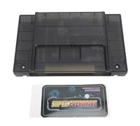 SENECESLI Cartucho de Juego 3000 en 1, 1 Cartucho de Videojuego V1.0 con Tarjeta TF de 8G, Guardado y Copia de Seguridad Automáticos, para Consolas de Juegos SNES/SFC (Compatible con (Negro