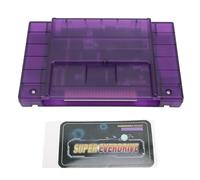 SENECESLI Cartucho de Juego 3000 en 1, 1 Cartucho de Videojuego V1.0 con Tarjeta TF de 8G, Guardado y Copia de Seguridad Automáticos, para Consolas de Juegos SNES/SFC (Compatible con (Púrpura