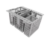 SENECESLI Cesta para Cubiertos de Lavavajillas ItaIdos, Cesta Escurridora para Cubiertos con 8 Compartimentos para 99673 8729, C00257140, C00386607