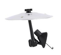 SENECESLI Cimbal de Accidente Automovilístico, Tamaño Compacto Cymbal Soporte Ajustable Diversión de Alto Volumen para Entretenimiento (SILVER)