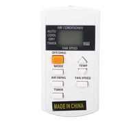 SENECESLI Control Remoto Universal de CA para Aire Acondicionado A75C3740 A75C3733, Control Remoto de Aire Acondicionado, Reemplazo del Controlador de Aire Acondicionado LCD, Agarre Cómodo