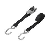 SENECESLI Correas de Amarre con Trinquete, Correas de Trinquete con Negras de 1 Pulgada y 25 Mm y Capacidad de 800 Kg para Transporte de Motocicletas, Remolques, Camiones, Kayak Barcos (3 Metros)