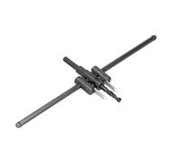 SENECESLI Cortador Circular de Sierra Perforadora Ajustable con Diseño de Doble Hoja para un Corte Suave de Madera, Ideal para Entusiastas de la Carpintería y Proyectos de Bricolaje, Incluye Llave