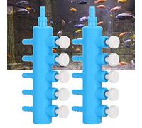 SENECESLI Divisor de Aire para Pecera, Distribuidor de Tubería de Aire para Bomba de Oxígeno, Accesorio para Acuario con Conexión de Tubo de Estándar de 4 Mm (Un Punto y Cinco)