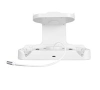SENECESLI Estación de Carga de Auriculares VR con Controlador, Montaje en Pared 2x1800 MAh Estación de Carga VR Ahorro de Espacio Seguro para Accesorios (White)