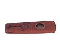 SENECESLI Flauta Kazoo De Madera, Instrumento De Viento Kazoo, Con 1 Anillo De Boca 2 Películas De Flauta, Para Guitarra Ukelele Armónica Acompañamiento Instrumental (#3)