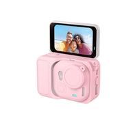 SENECESLI Funda Protectora de Silicona con Tapa de Lente y Cordón Compatible con Insta360GO Ultra, Cubierta de Cuerpo Completo a Prueba de Golpes (Rosas)