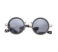 SENECESLI Gafas de Sol Ajustables de Forma Redonda con Tecnología de Lentes ND, Diseño Resistente, Material Metálico de PC, 1,93 Pulgadas, para Exploraciones Al Aire Libre