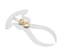 SENECESLI Galga de Espesores Precisa, Herramienta de Medición Portátil Compacta de Acero Inoxidable para Entusiastas de la Carpintería, 3,6 X 2,1 Pulgadas para Medición de Espacios de Puertas