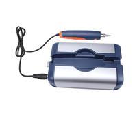 SENECESLI Herramienta de Corte Ultrasónica Cortador de Vibración Preciso para Resina de Madera Plástica, Herramienta de Corte Manual de Potencia Ajustable para Desbarbado de Impresión 3D, con 60