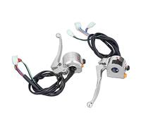 SENECESLI Interruptor de Manillar de Freno de Tambor de Motocicleta de 22 Mm Aleación de Aluminio Ligera Izquierda Derecha para JH70 JH90 Fácil Instalación para la Mayoría de las Motocicletas