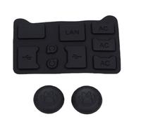 SENECESLI Juego de Tapones Antipolvo de Silicona de Ajuste Preciso, Reutilizables, Color Negro para Consola 2 (2025) de 7,9 Pulgadas